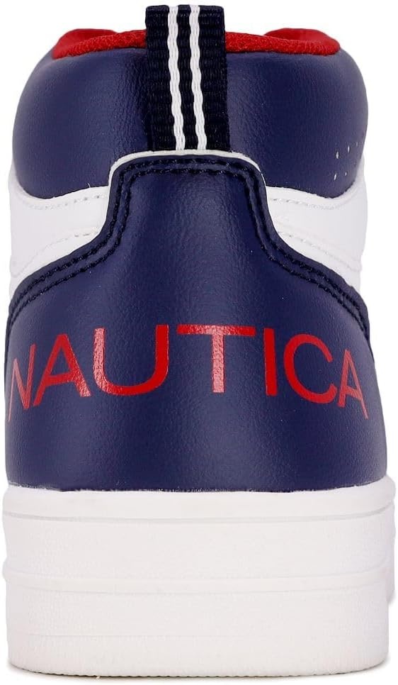 image:imageNAUTICA Kids Boys and Girls High Top Shoe Casual Fashion Basketball Boot Sneakers Big KidLittle Kid Sizes HorizonAmericana