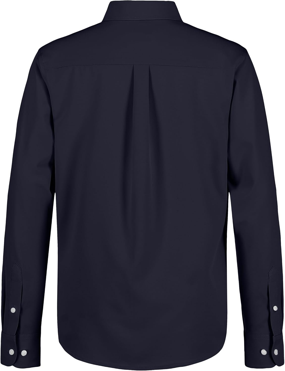 image:imageNautica Big Boys School Uniform Long Sleeve Performance Oxford ButtonDown ShirtNavy