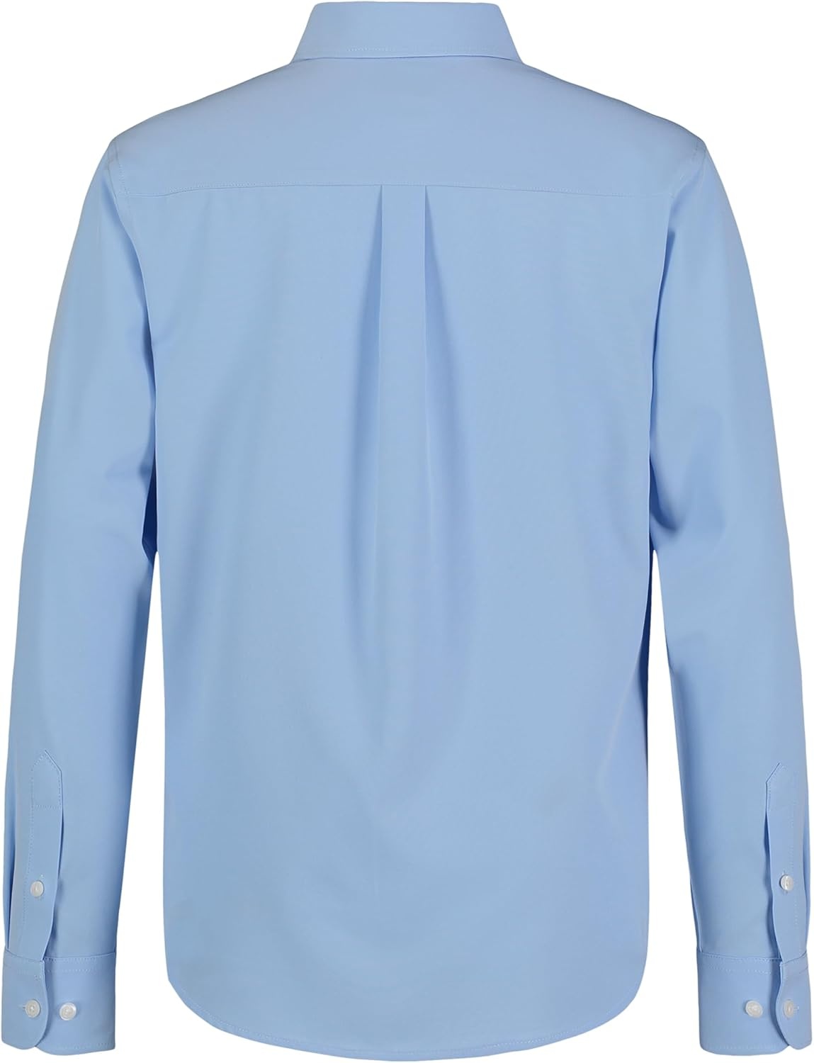 image:imageNautica Big Boys School Uniform Long Sleeve Performance Oxford ButtonDown ShirtOx Blue
