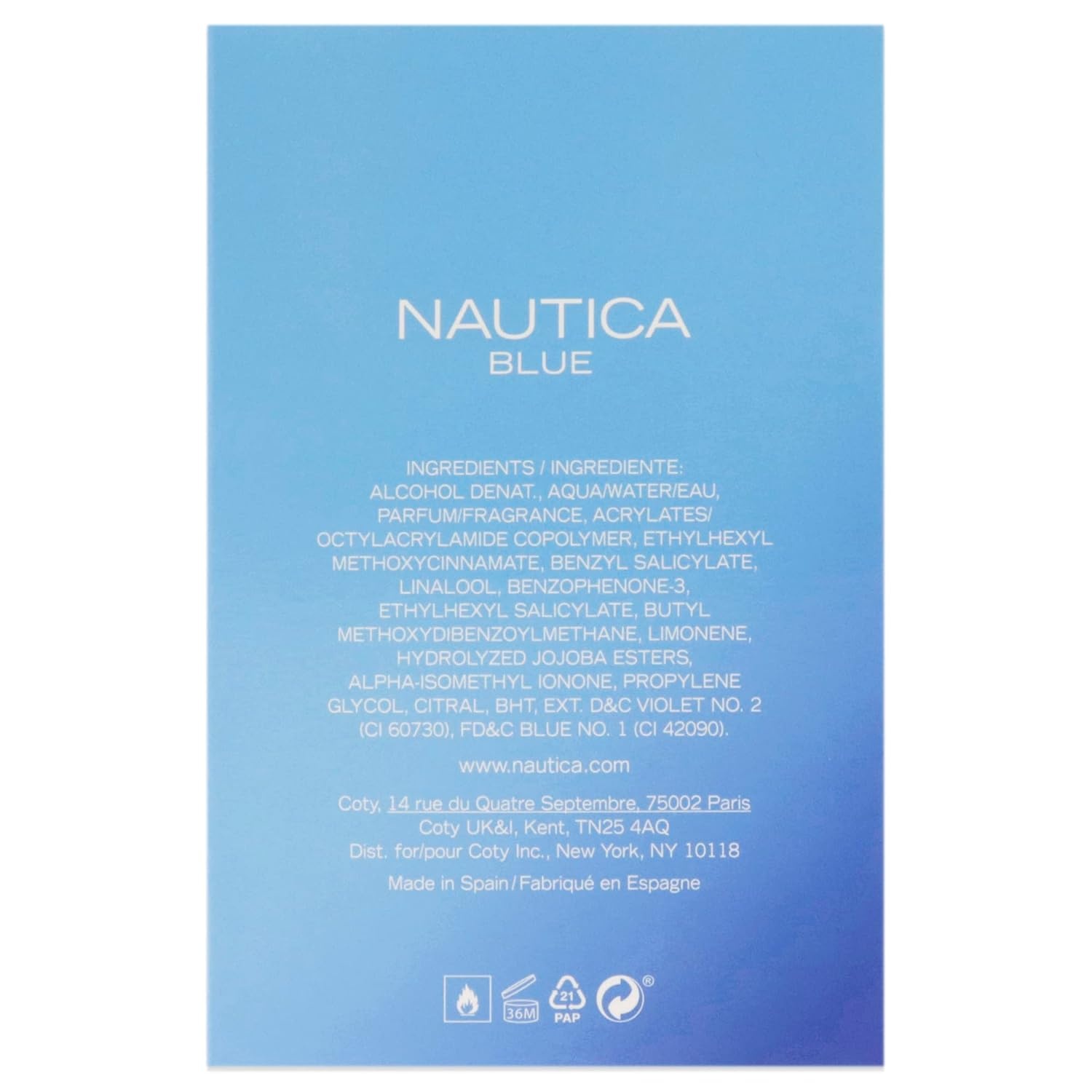 image:imageNautica Blue By Nautica For Men Edt Spray 34 Oz34 Ounce Pack of 2