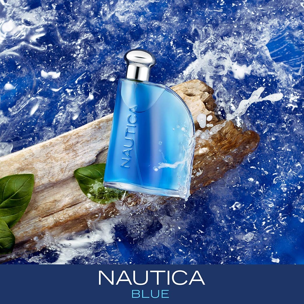 image:imageNautica Blue Deo Body Spray 6 fl oz Pack of 1 Notes of Basil Jasmine and Cedarwood Mens Fragrance Long Lasting Everyday FragranceBlue Eau de Toilette