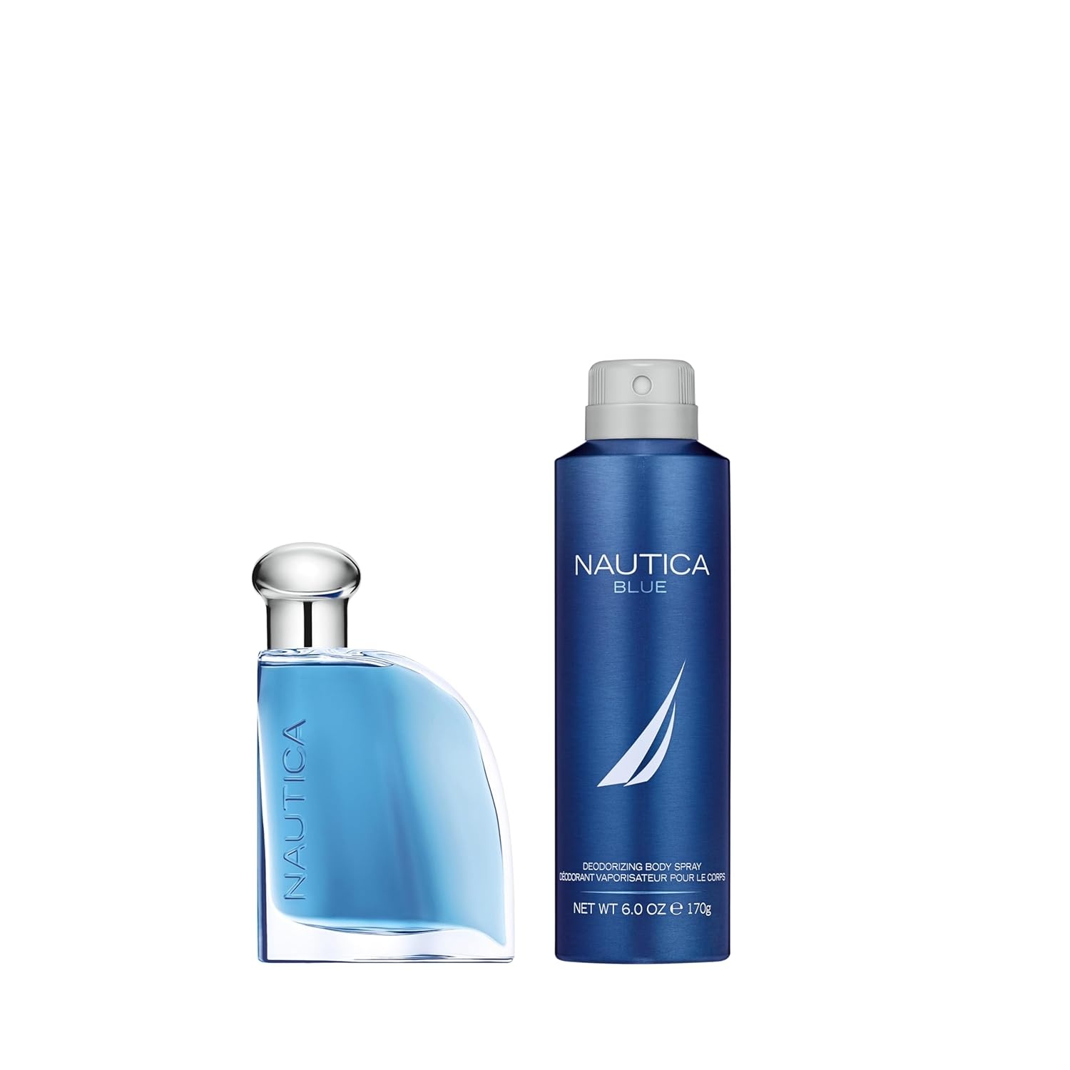 image:imageNautica Blue Deo Body Spray 6 fl oz Pack of 1 Notes of Basil Jasmine and Cedarwood Mens Fragrance Long Lasting Everyday FragranceBlue Giftset