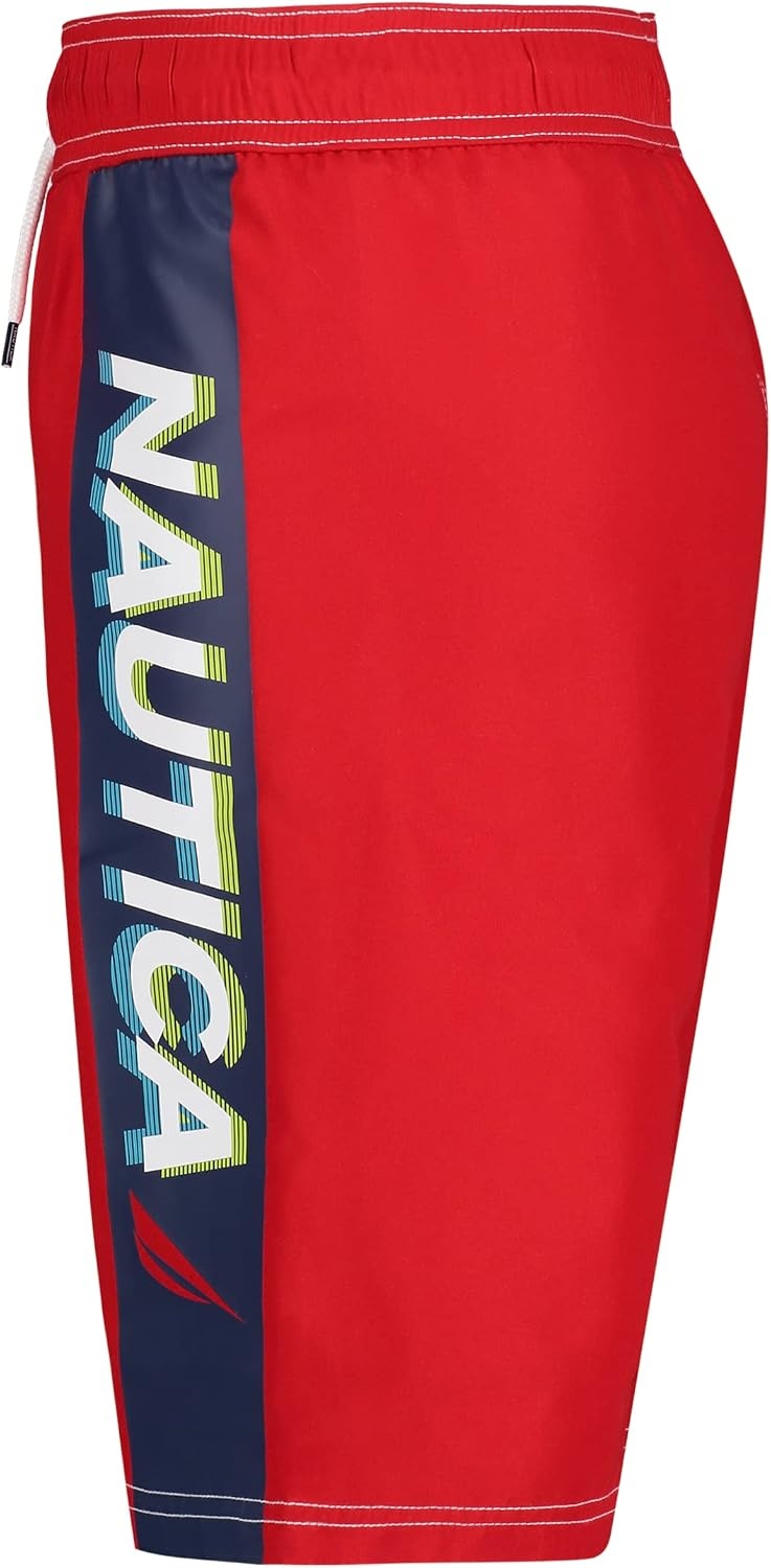 image:imageNautica Boys 47 Swim TrunkIn Motion Carmine
