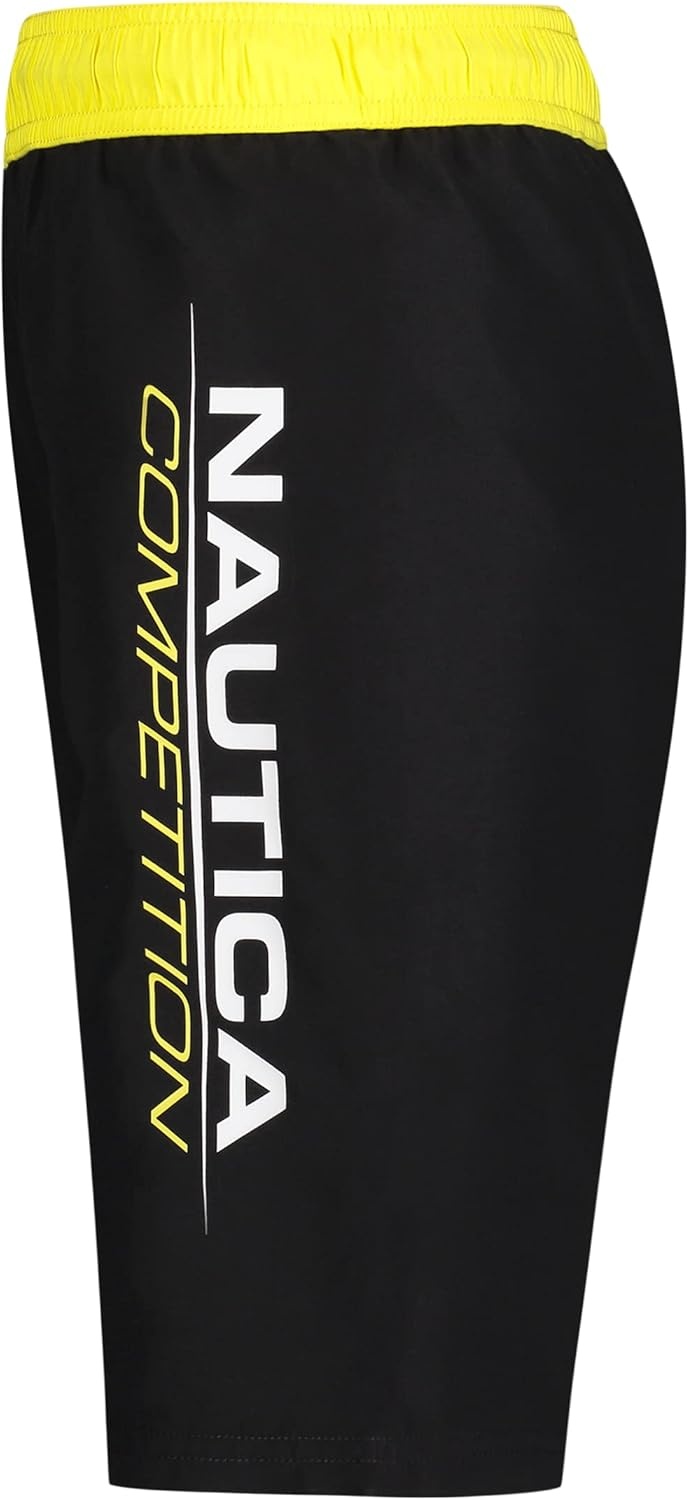 image:imageNautica Boys 47 Swim TrunkNc Black