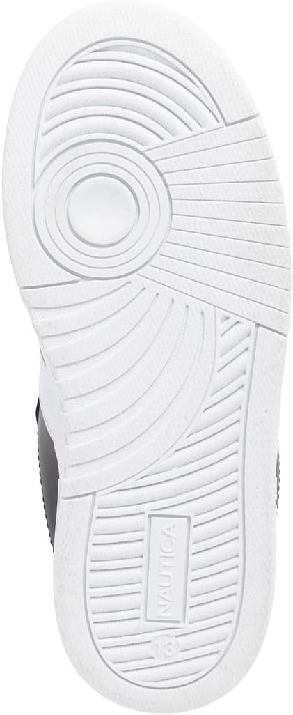 image:imageNautica Boys Girls Casual Fashion Shoes Comfortable Soccer Classic Walking Tennis Sneakers for Kids Breathable Lightweight amp Flexible Lace UpBungeeBlack Whitescottford