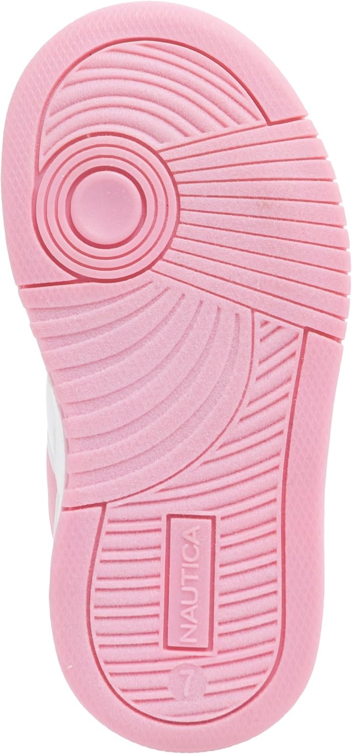 image:imageNautica Boys Girls Casual Fashion Shoes Comfortable Soccer Classic Walking Tennis Sneakers for Kids Breathable Lightweight amp Flexible Lace UpBungeePink Neon Pinkscottford