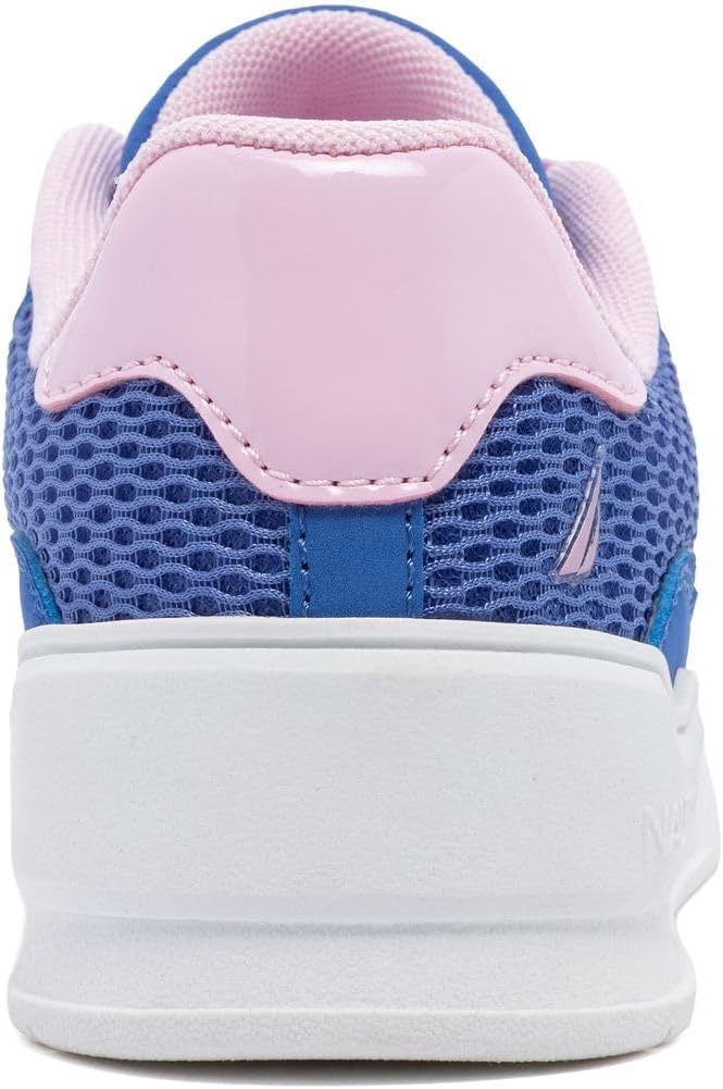 image:imageNautica Boys Girls Casual Fashion Shoes Comfortable Soccer Classic Walking Tennis Sneakers for Kids Breathable Lightweight amp Flexible Lace UpBungeeBlue Pinklotte