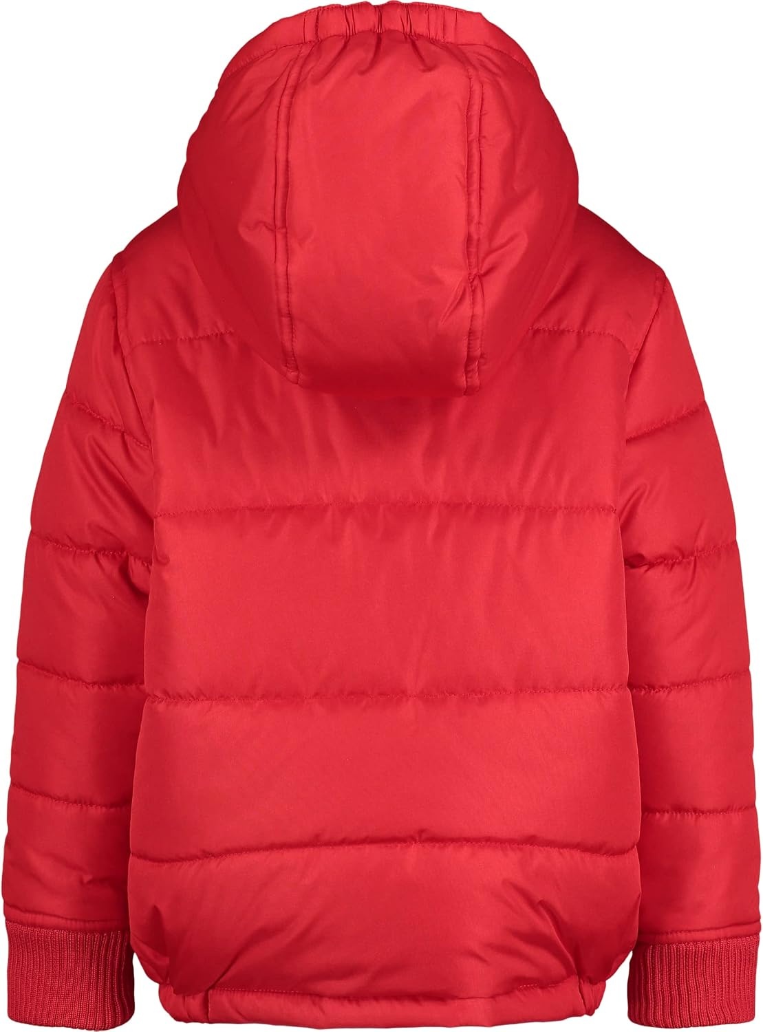 image:imageNautica Boys Heavyweight Hooded Bubble Jacket With Polar Fleece LiningCarmineNavy