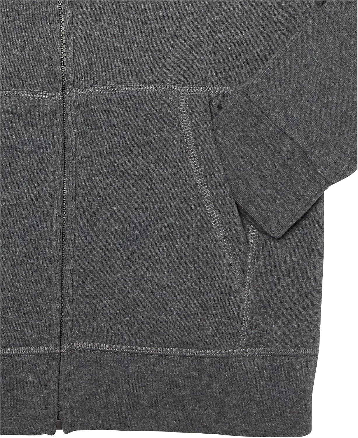 image:imageNautica Boys Long Sleeve Fleece Full Zip Hoodie Comfortable Relaxed FitGrey