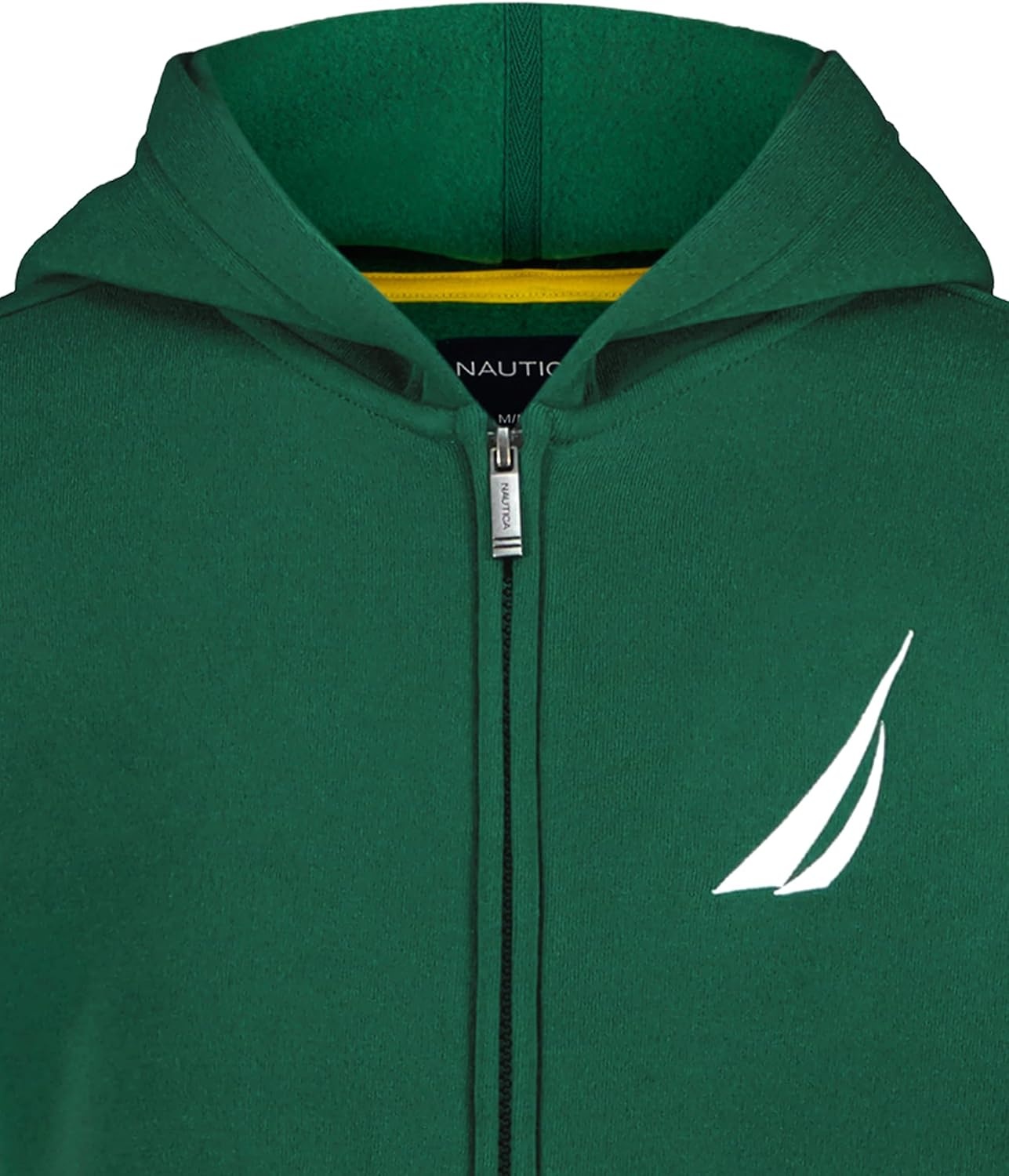 image:imageNautica Boys Long Sleeve Fleece Full Zip Hoodie Comfortable Relaxed FitJclass Evergreen