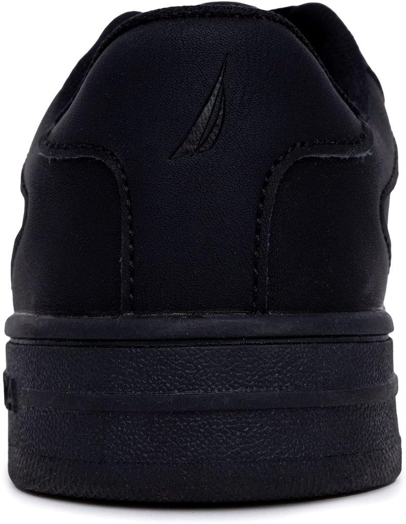 image:imageNautica Boys LowTop Sneakers Basketball Tennis Shoes for Kids Outdoor School Running Shoes Sizes for Big KidLittle KidBlack Monochrome