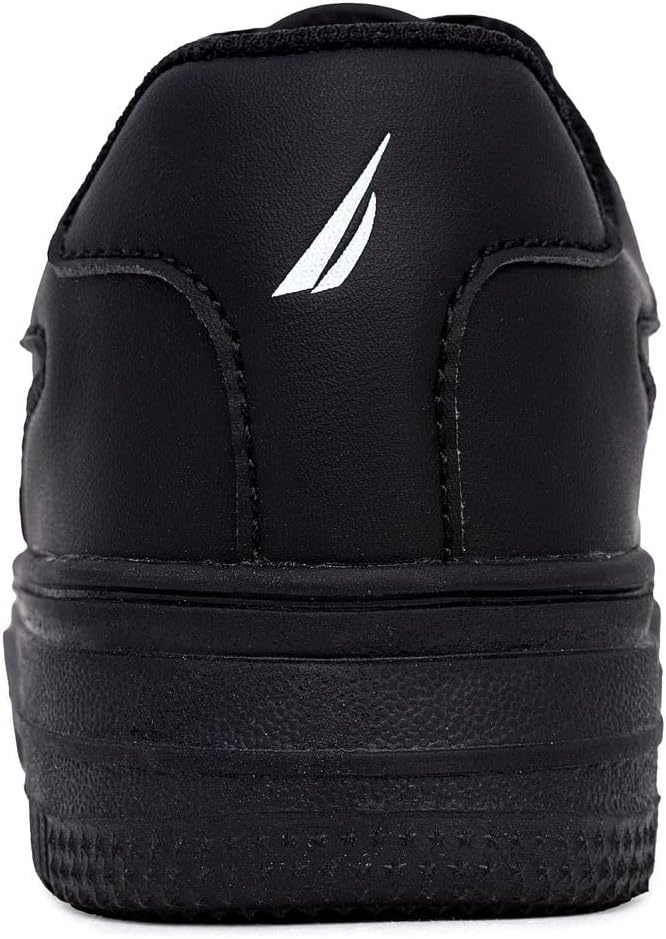 image:imageNautica Boys LowTop Sneakers Basketball Tennis Shoes for Kids Outdoor School Running Shoes Sizes for Big KidLittle KidBlackivan
