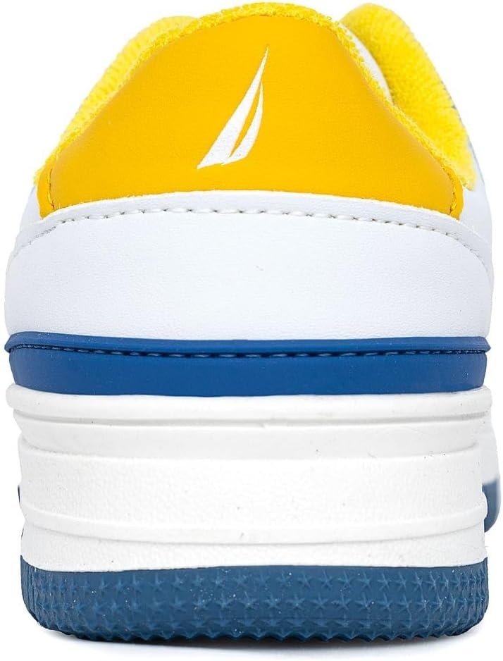 image:imageNautica Boys LowTop Sneakers Basketball Tennis Shoes for Kids Outdoor School Running Shoes Sizes for Big KidLittle KidCobalt Yellowizzy