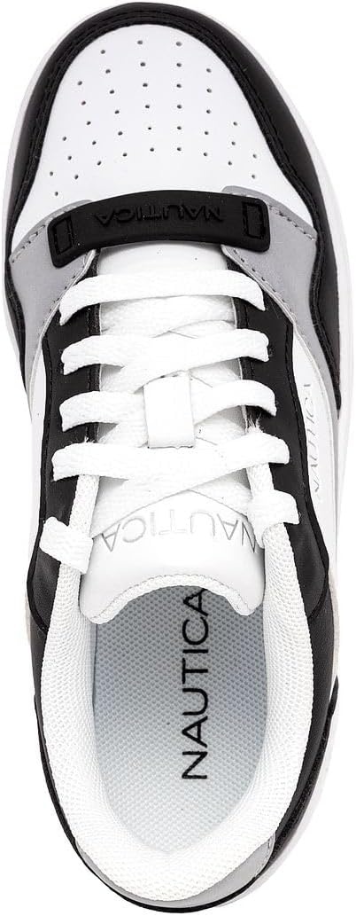 image:imageNautica Boys LowTop Sneakers Basketball Tennis Shoes for Kids Outdoor School Running Shoes Sizes for Big KidLittle KidPanda Grey