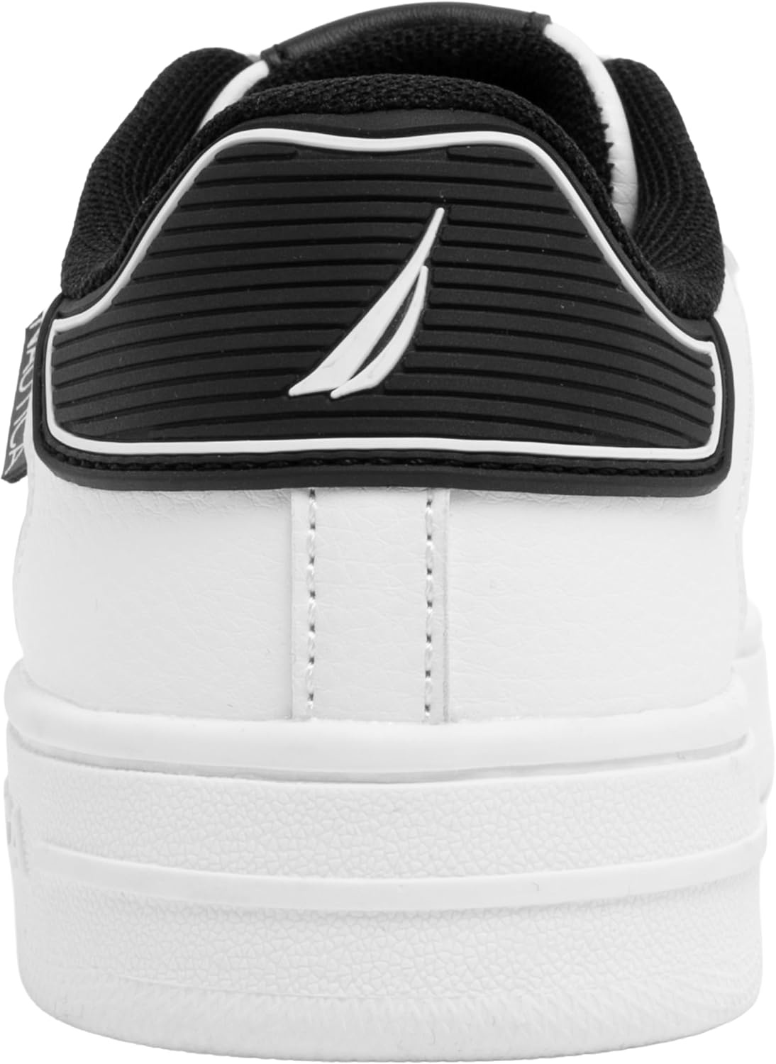 image:imageNautica Boys LowTop Sneakers Basketball Tennis Shoes for Kids Outdoor School Running Shoes Sizes for Big KidLittle KidWhite Black Almina