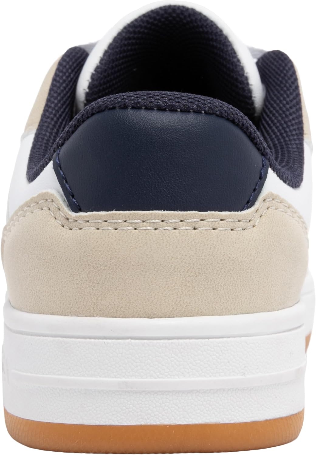 image:imageNautica Boys LowTop Sneakers Basketball Tennis Shoes for Kids Outdoor School Running Shoes Sizes for Big KidLittle KidWhite Greige Gum