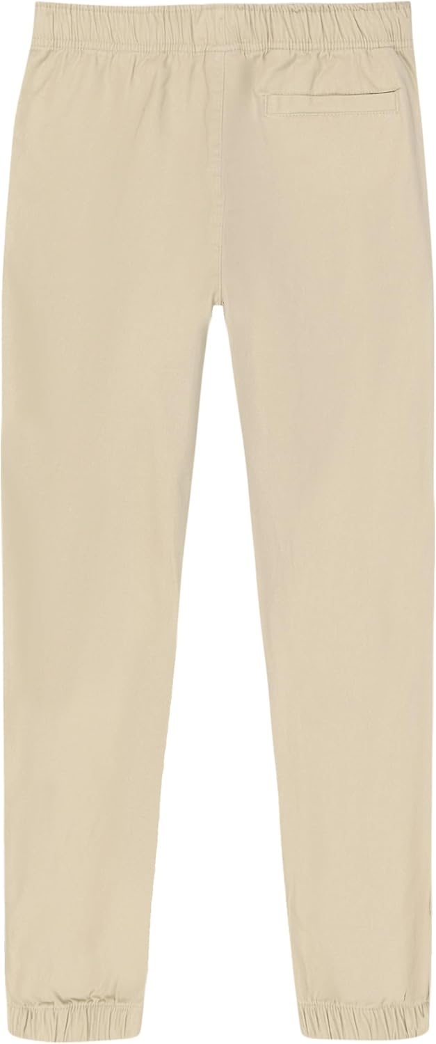 image:imageNautica Boys Pullon Twill Jogger Pant Drawstring ClosureIsland Fossil