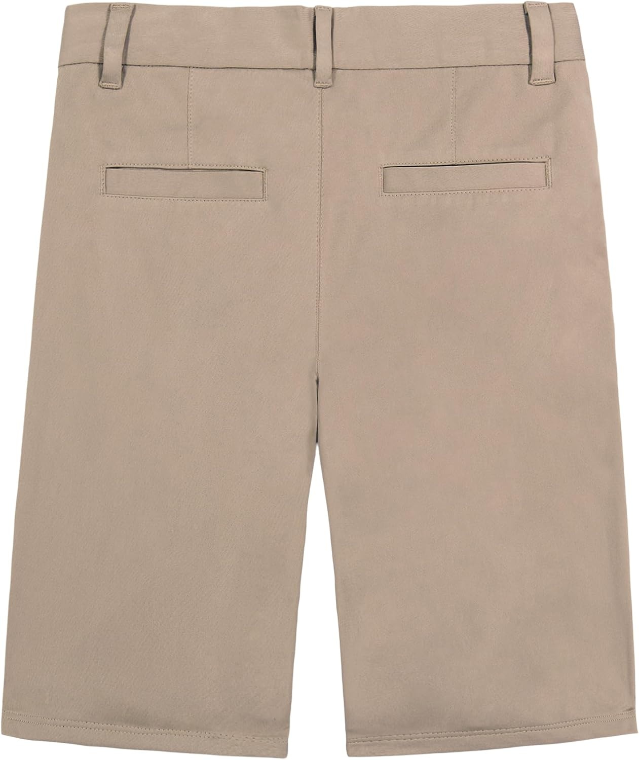 image:imageNautica Boys School Uniform Flat Front Twill ShortKhaki Stretch