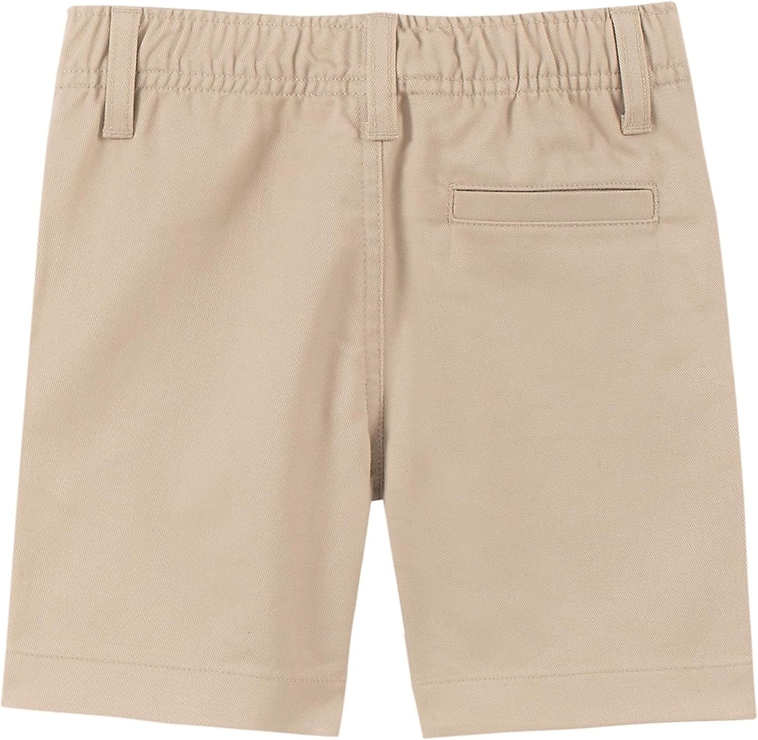 image:imageNautica Boys School Uniform Flat Front Twill ShortKhakiPullon