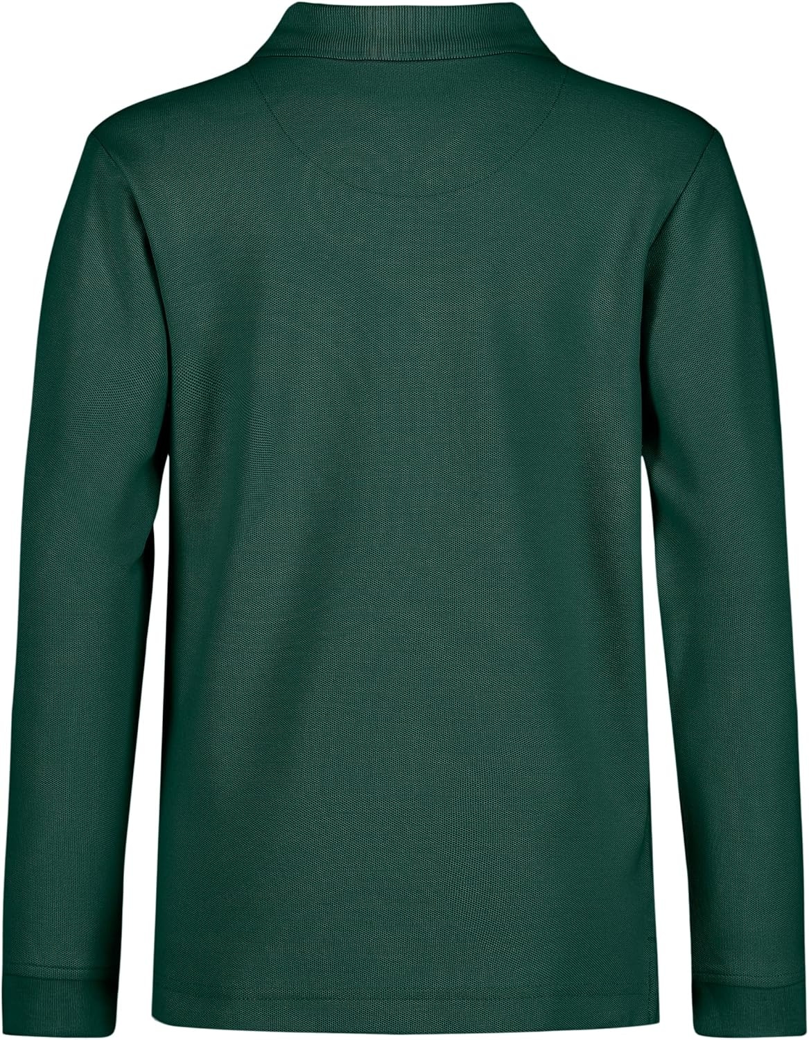image:imageNautica Boys School Uniform Long Sleeve Polo Shirt Button Closure Comfortable Breathable FabricHunter