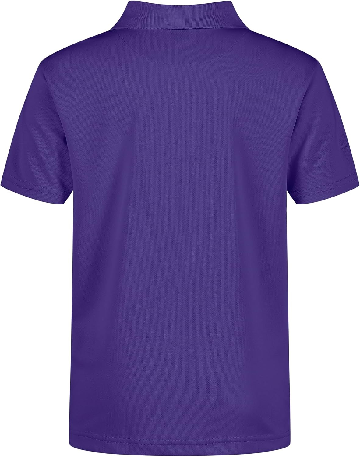 image:imageNautica Boys School Uniform Short Sleeve Polo Shirt Button Closure Moisture Wicking Performance MaterialPurple