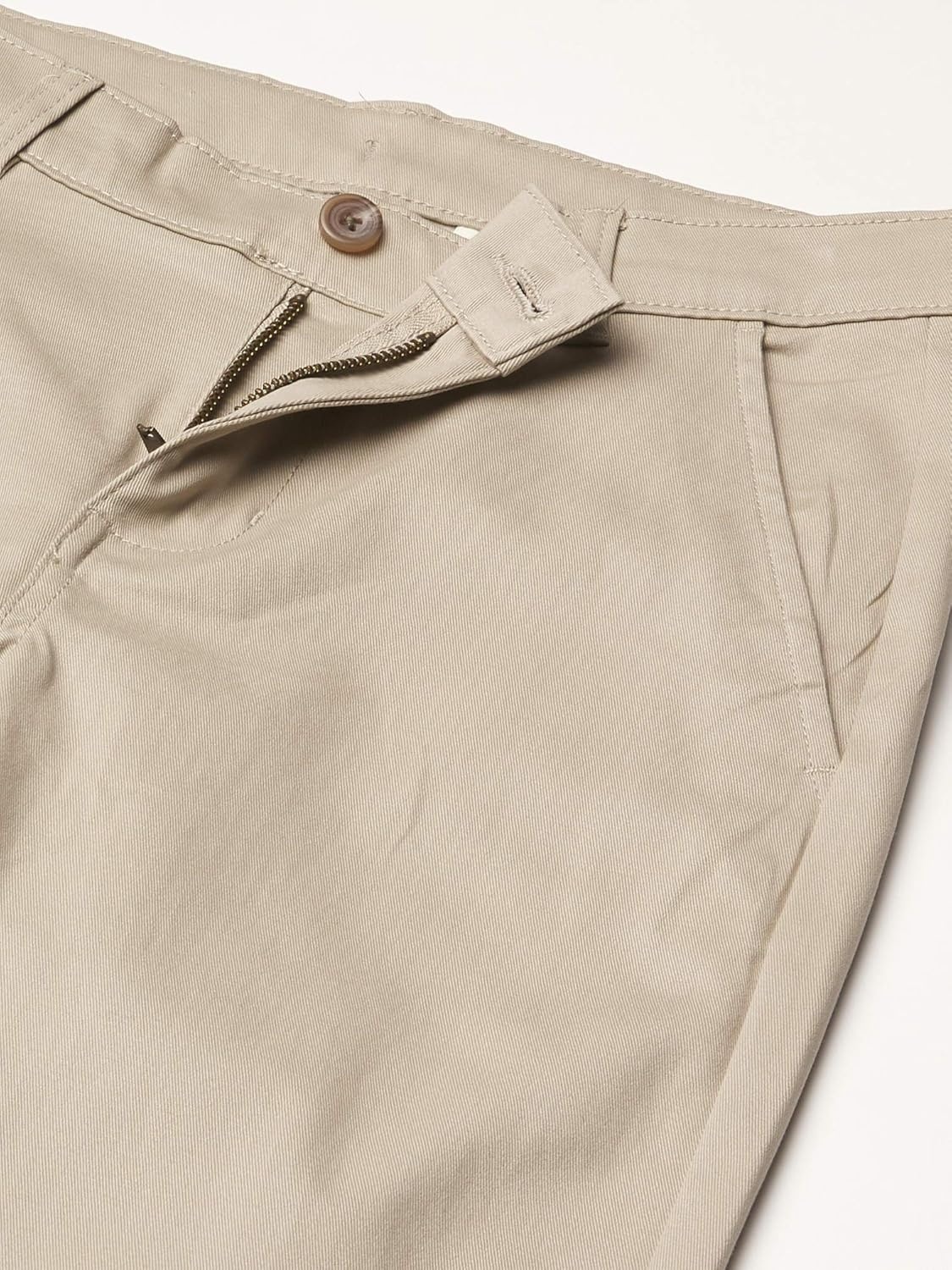 image:imageNautica Boys School Uniform Twill Chino Pants Flat Front Comfortable Waistband with Zip Closure amp StretchKhaki