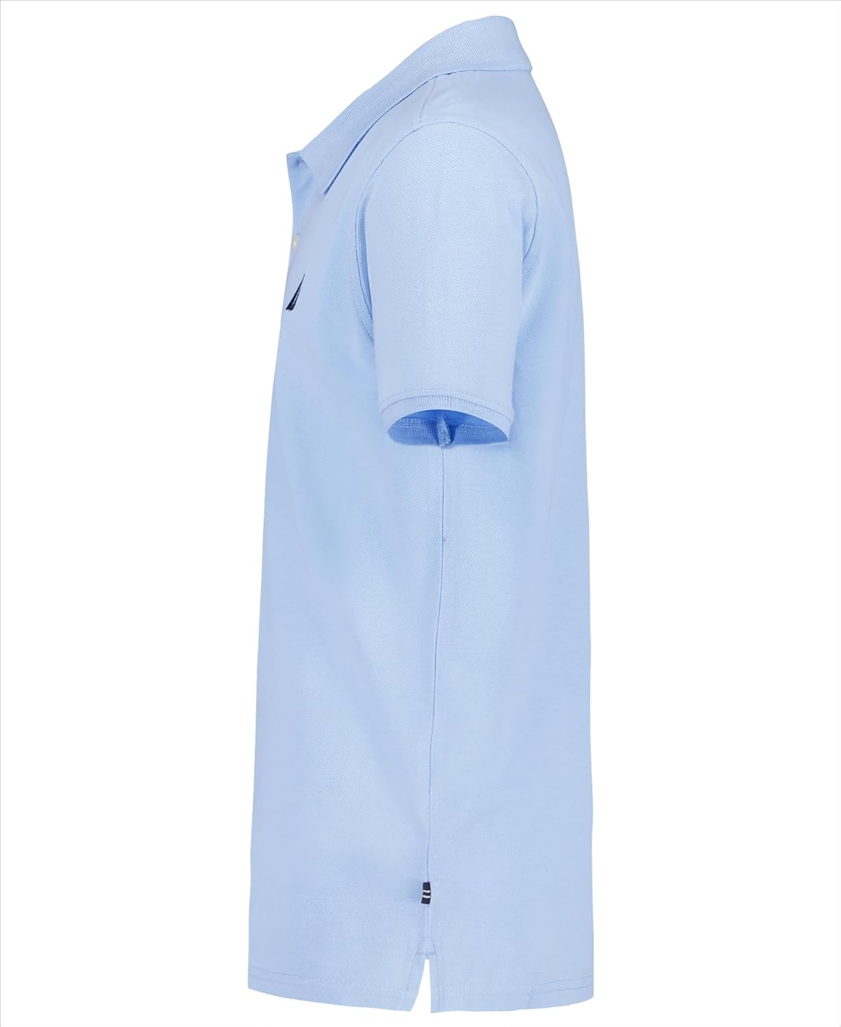 image:imageNautica Boys Short Sleeve Anchor Polo Button Closure Soft amp Comfortable Pique FabricBlue Bell