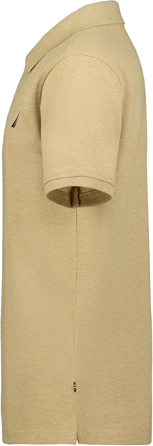 image:imageNautica Boys Short Sleeve Anchor Polo Button Closure Soft amp Comfortable Pique FabricSandy Bar Heather
