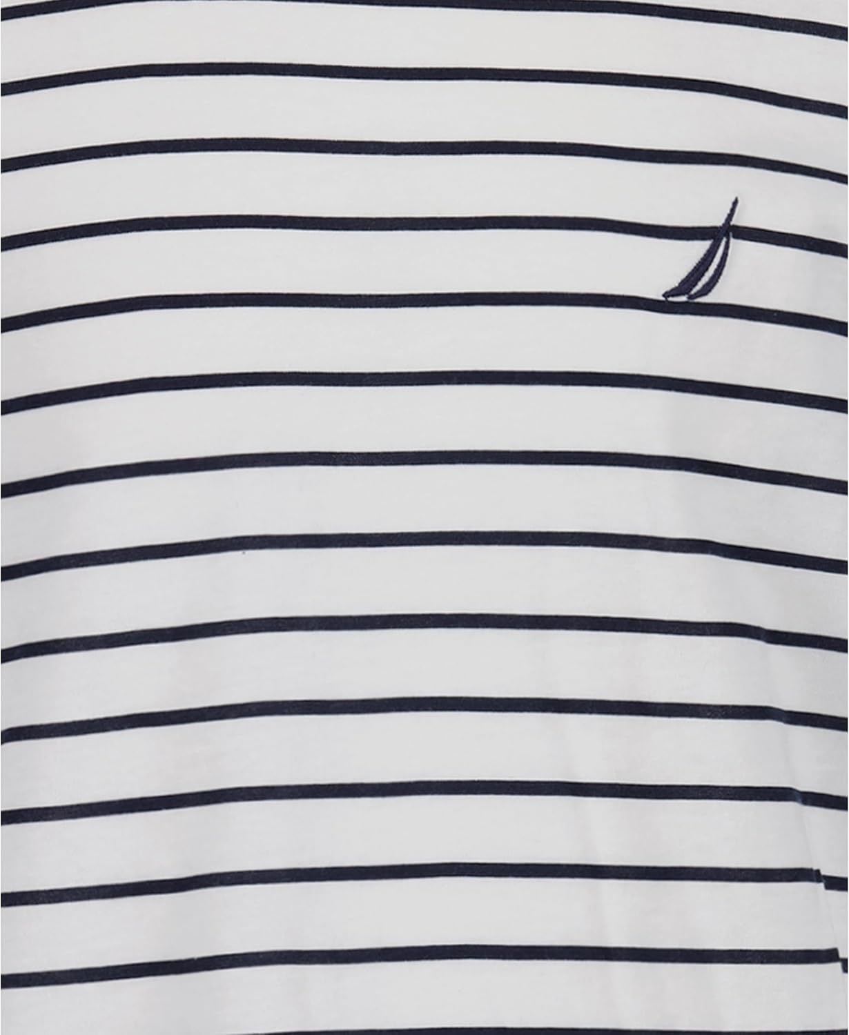 image:imageNautica Boys Short Sleeve Crew Neck TShirt 3Pack Soft Comfortable Relaxed FitBright Navy StripeWhiteNavy Seas