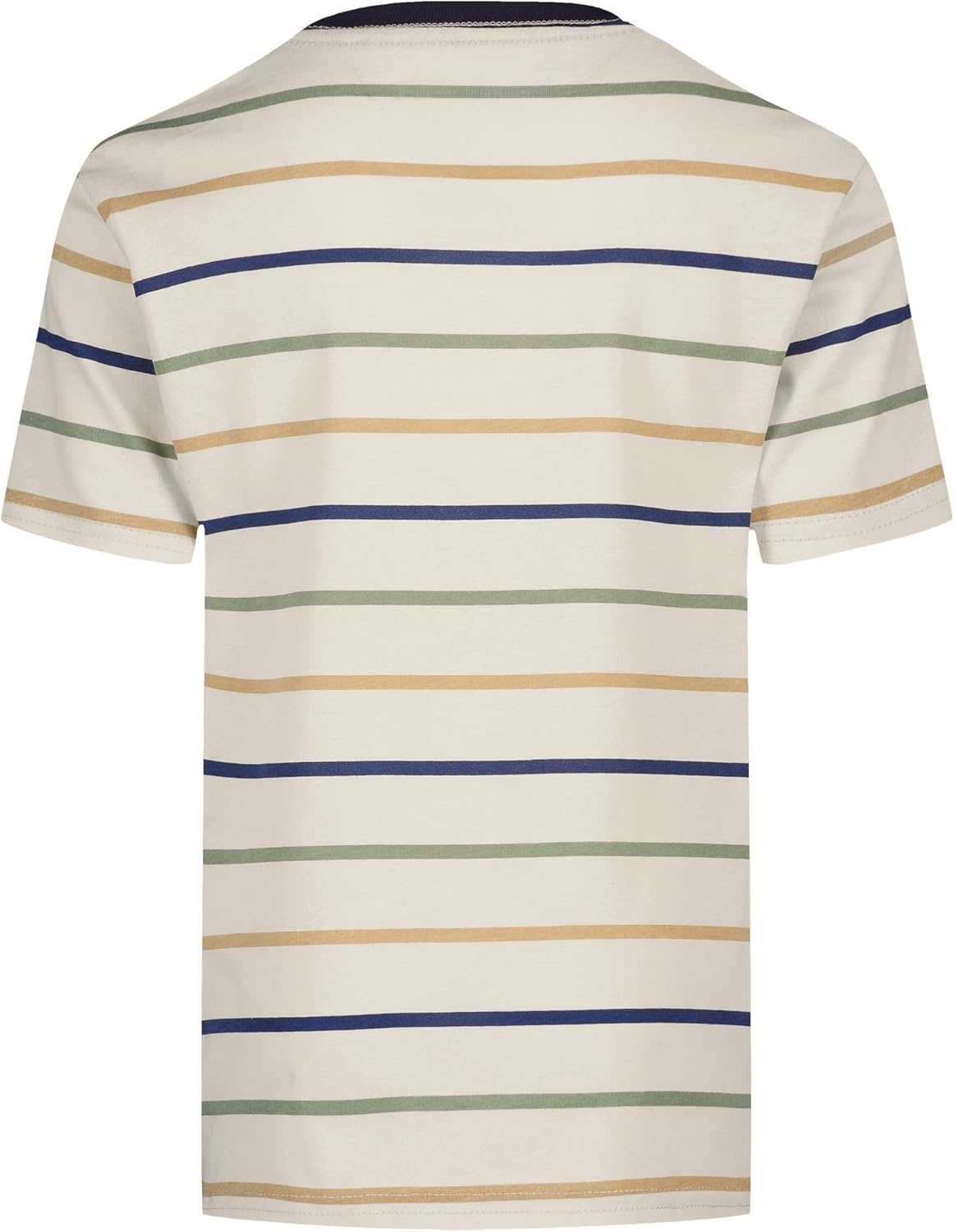 image:imageNautica Boys Short Sleeve Fashion Crew Neck TShirt Soft Comfortable Relaxed FitOpen Stripe Turtle Dove
