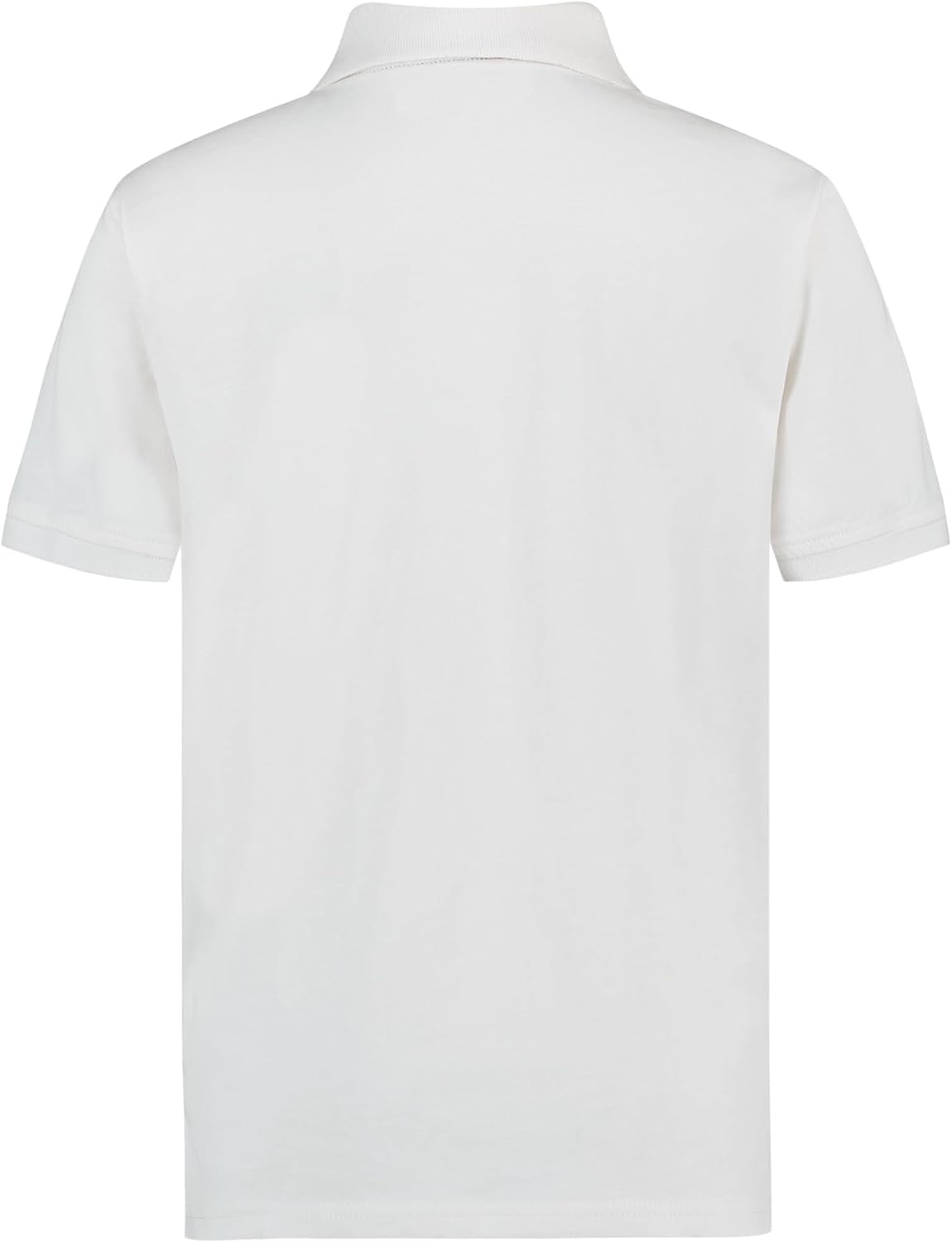 image:imageNautica Boys Short Sleeve Fashion Polo Button Closure Soft amp ComfortableDouble Stripe White