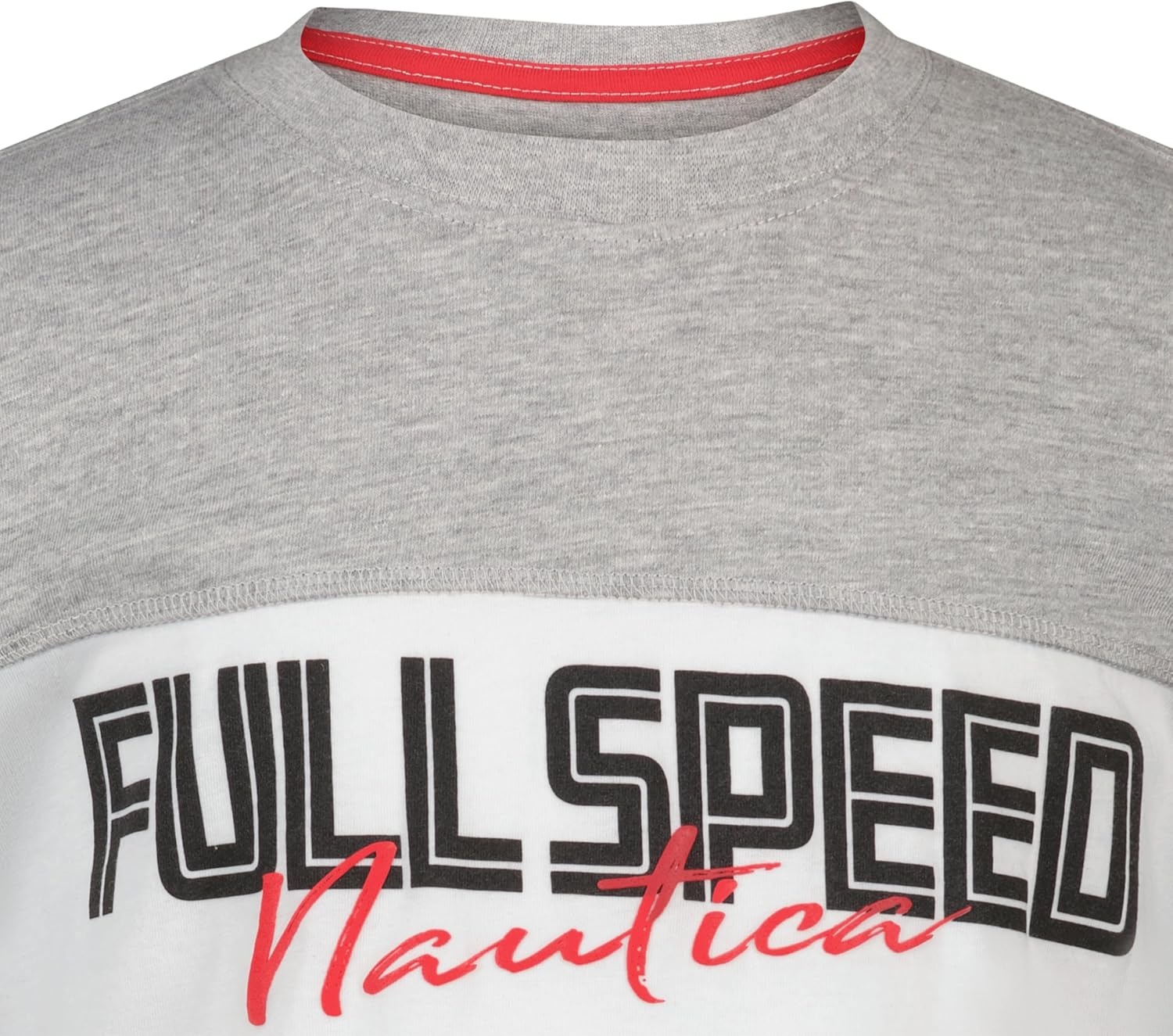 image:imageNautica Boys Short Sleeve JClass Logo Crew Neck TShirt Soft Comfortable Relaxed FitFull Speed Bright White