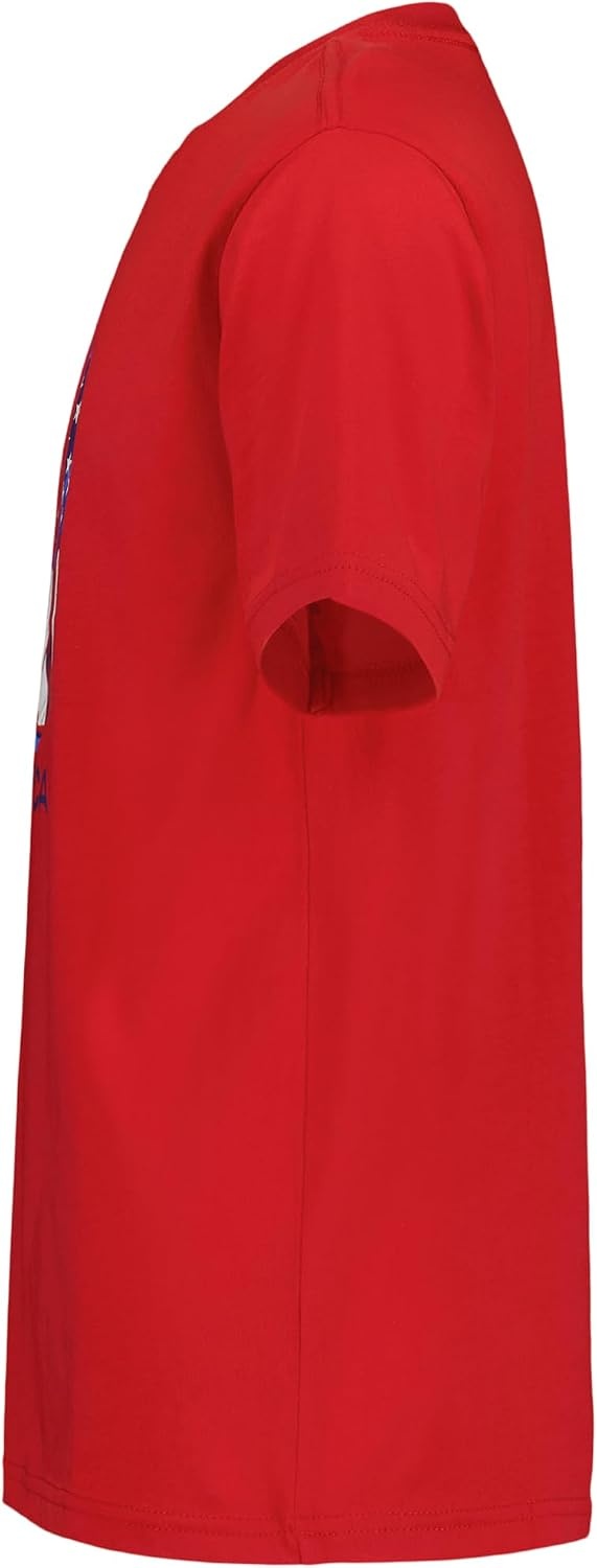 image:imageNautica Boys Short Sleeve JClass Logo Crew Neck TShirt Soft Comfortable Relaxed FitJclass Flag High Risk Red
