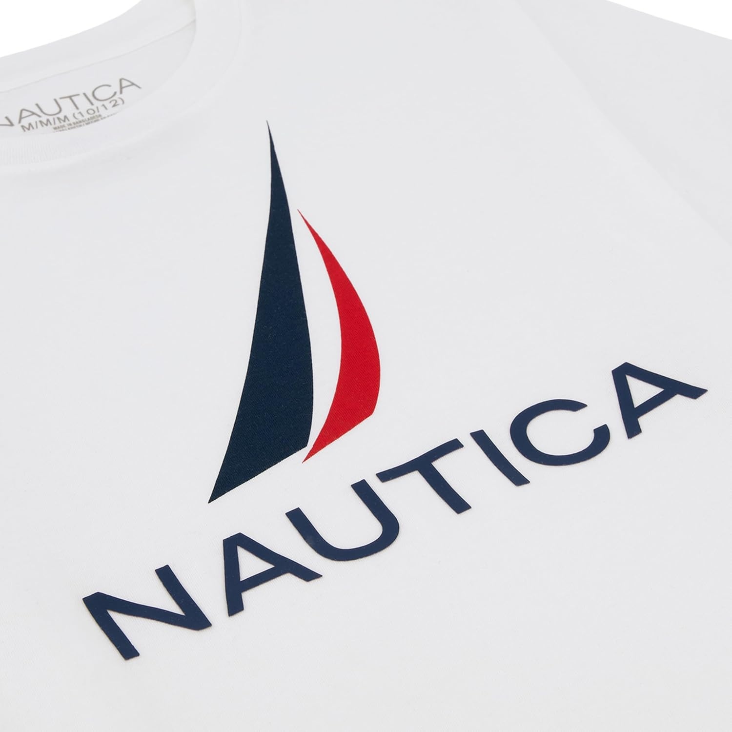 image:imageNautica Boys Short Sleeve JClass Logo Crew Neck TShirt Soft Comfortable Relaxed FitJclass White