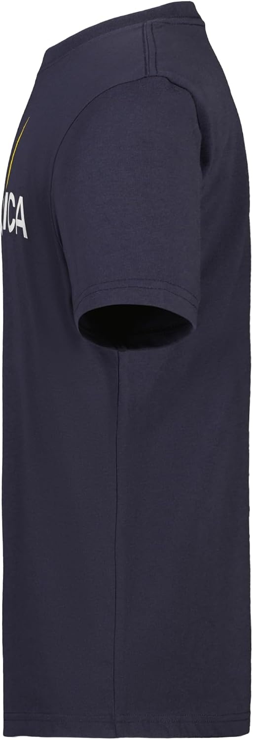 image:imageNautica Boys Short Sleeve JClass Logo Crew Neck TShirt Soft Comfortable Relaxed FitMesh Navy Seas