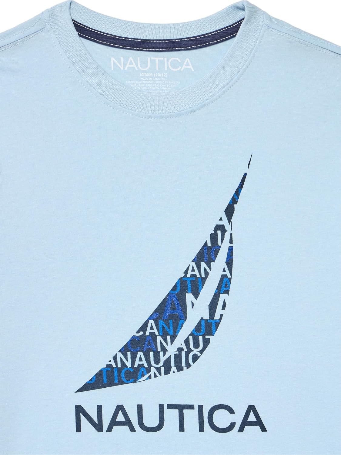 image:imageNautica Boys Short Sleeve JClass Logo Crew Neck TShirt Soft Comfortable Relaxed FitPlay Jclass Ice Blue