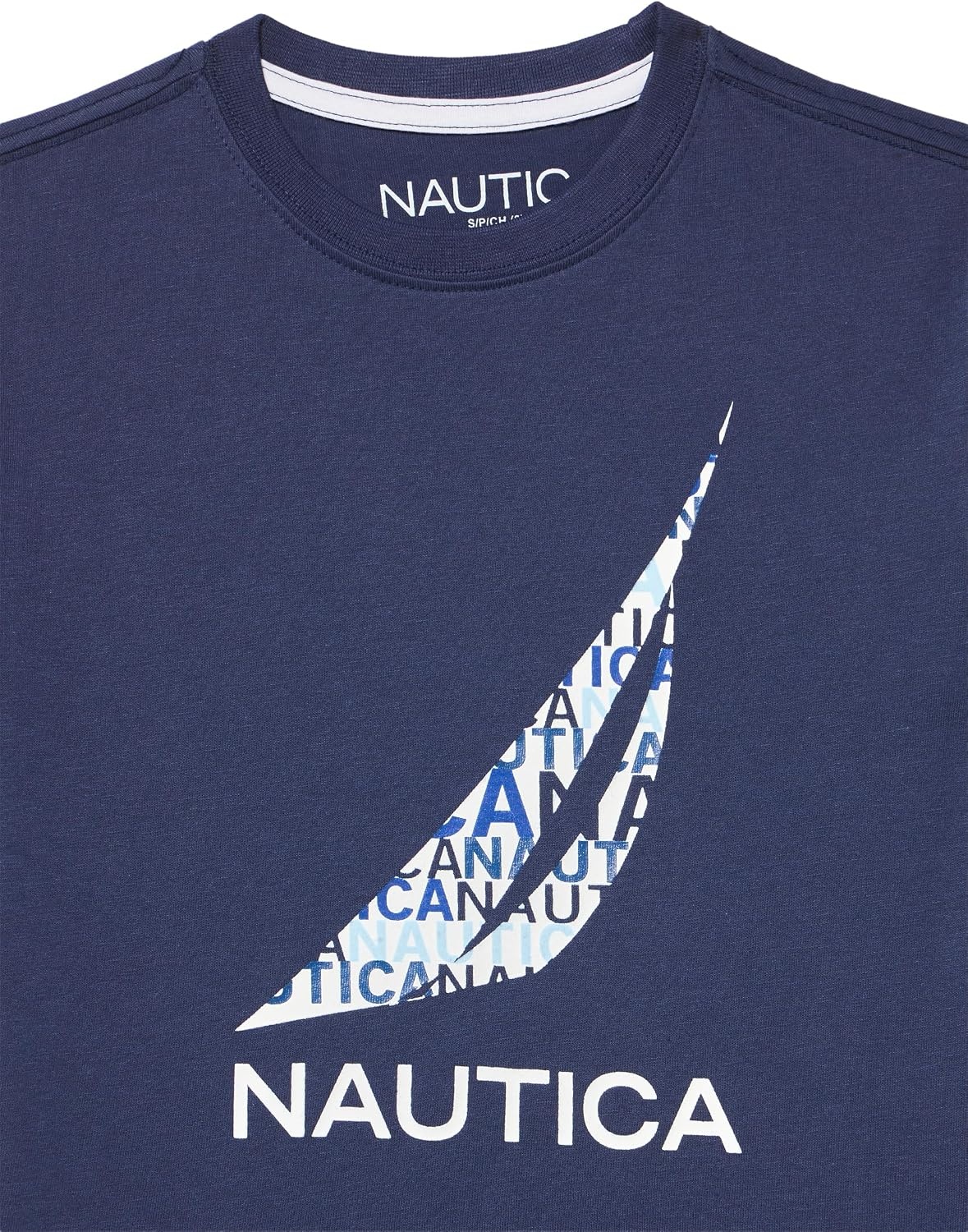 image:imageNautica Boys Short Sleeve JClass Logo Crew Neck TShirt Soft Comfortable Relaxed FitPlay Jclass Medieval Blue