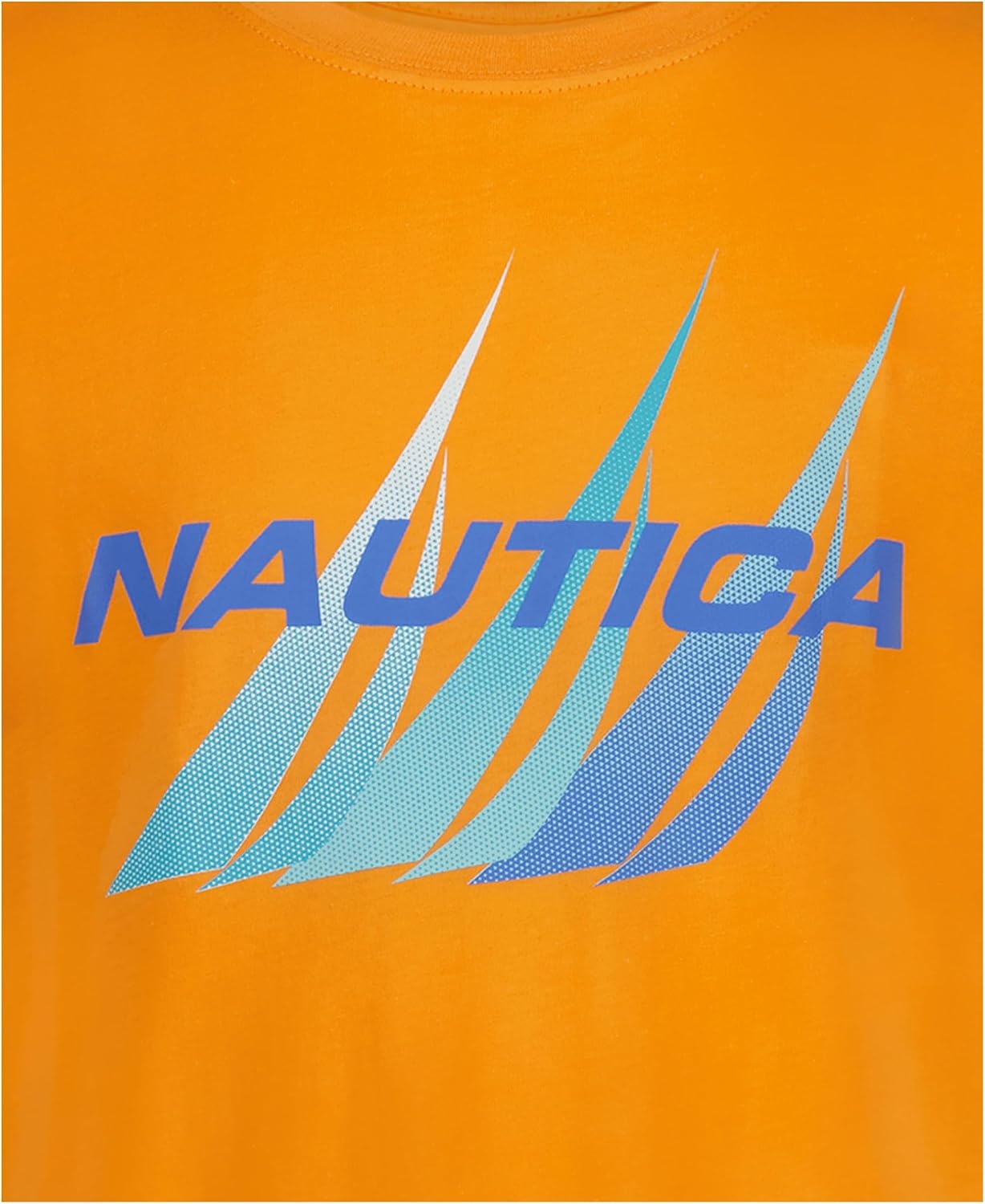 image:imageNautica Boys Short Sleeve JClass Logo Crew Neck TShirt Soft Comfortable Relaxed FitTriple Jclass Tangerine