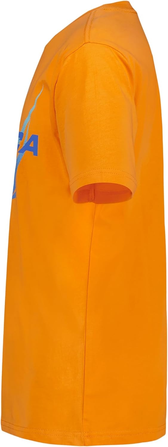 image:imageNautica Boys Short Sleeve JClass Logo Crew Neck TShirt Soft Comfortable Relaxed FitTriple Jclass Tangerine