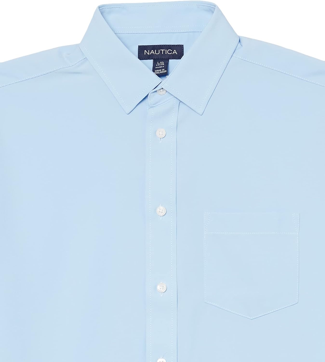 image:imageNautica Boys Short Sleeve Oxford ShirtOx Blue Performance