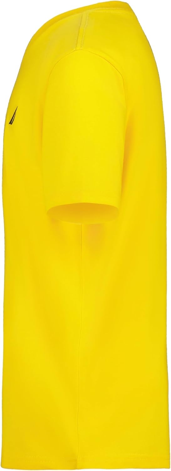 image:imageNautica Boys Short Sleeve Solid VNeck TShirt Soft Comfortable Relaxed FitLemon