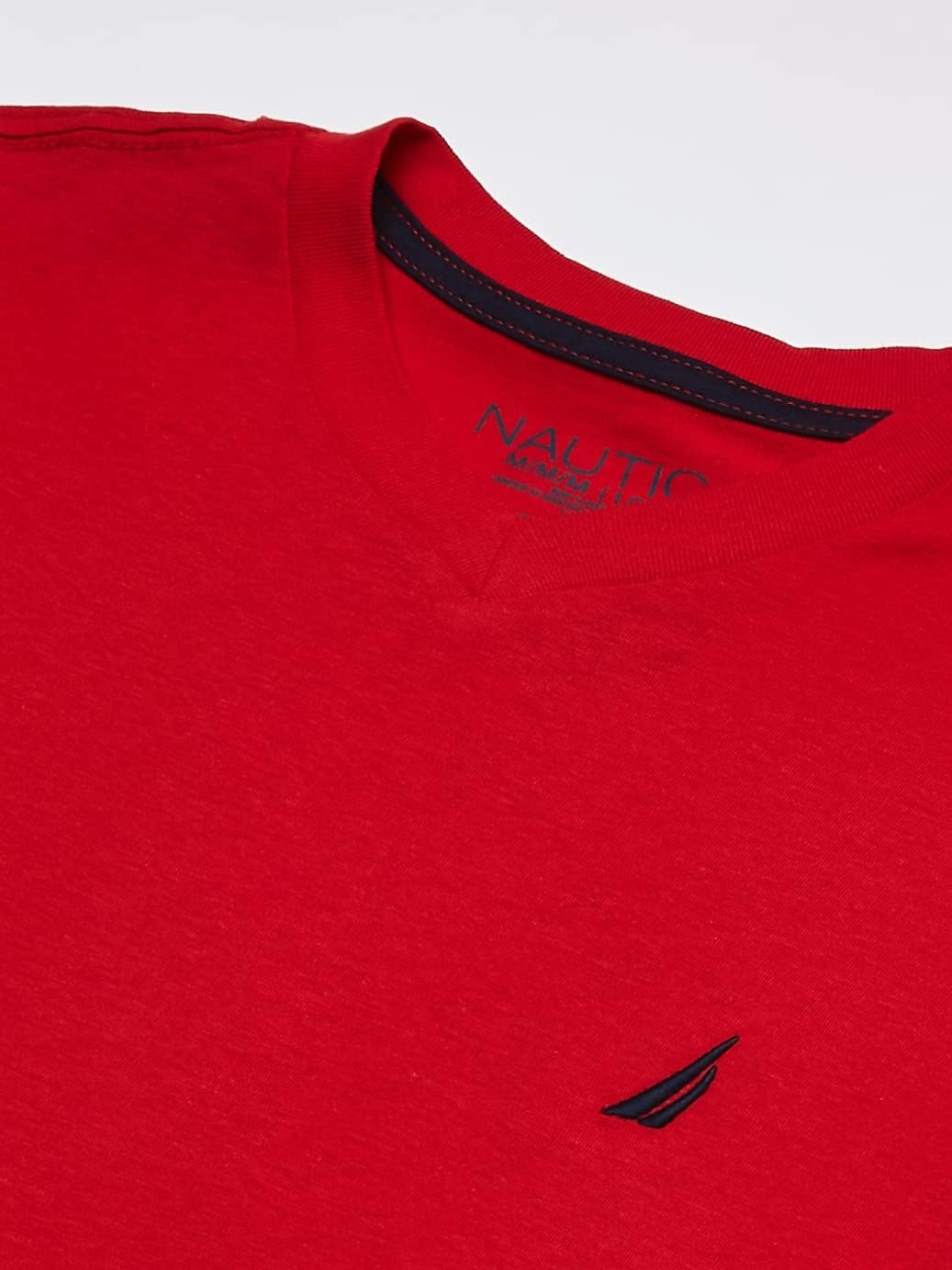 image:imageNautica Boys Short Sleeve Solid VNeck TShirtLegacy Carmine