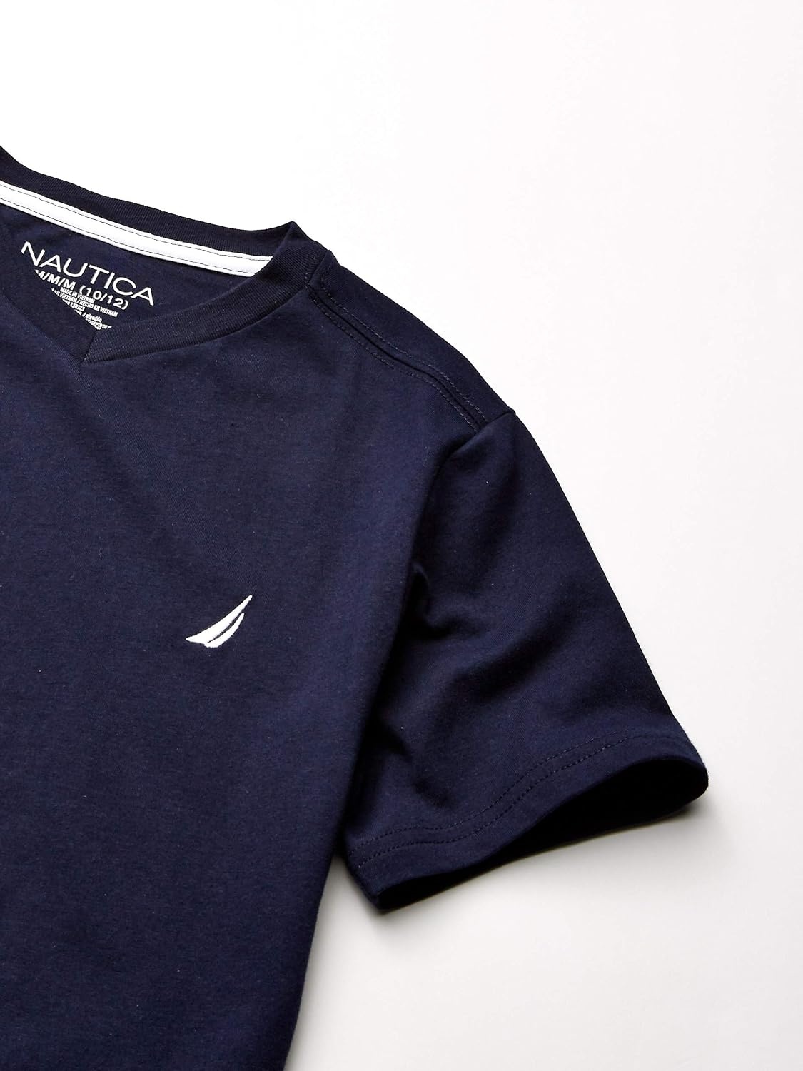image:imageNautica Boys Short Sleeve Solid VNeck TShirtLegacy Navy