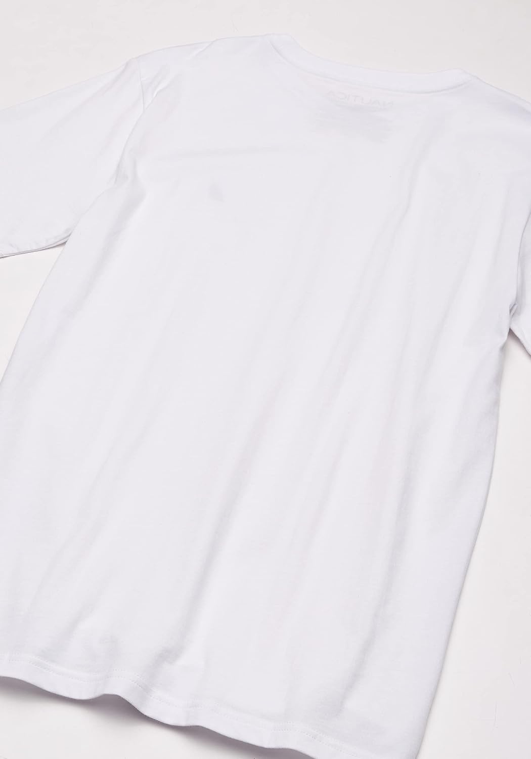image:imageNautica Boys Short Sleeve Solid VNeck TShirtLegacy White
