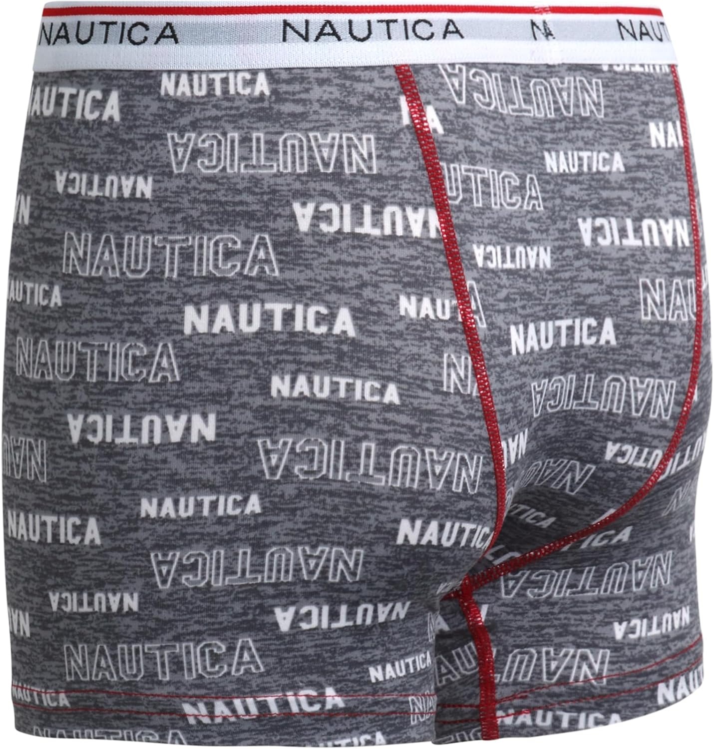 image:imageNautica Boys Stretch Performance Boxer Briefs 36 Pack Breathable Underwear for Boys 618Block LogoBarbados CherryBlack3pk