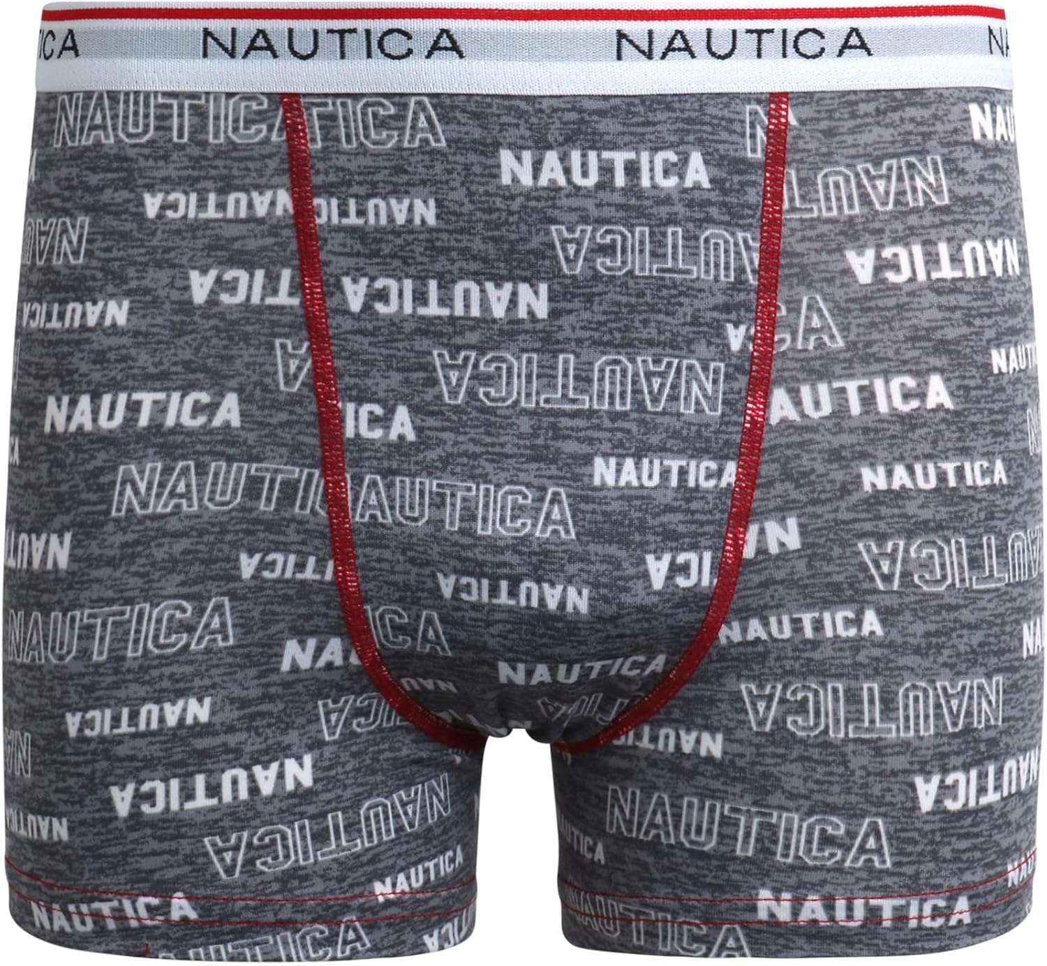image:imageNautica Boys Stretch Performance Boxer Briefs 36 Pack Breathable Underwear for Boys 618Block LogoBarbados CherryBlack3pk