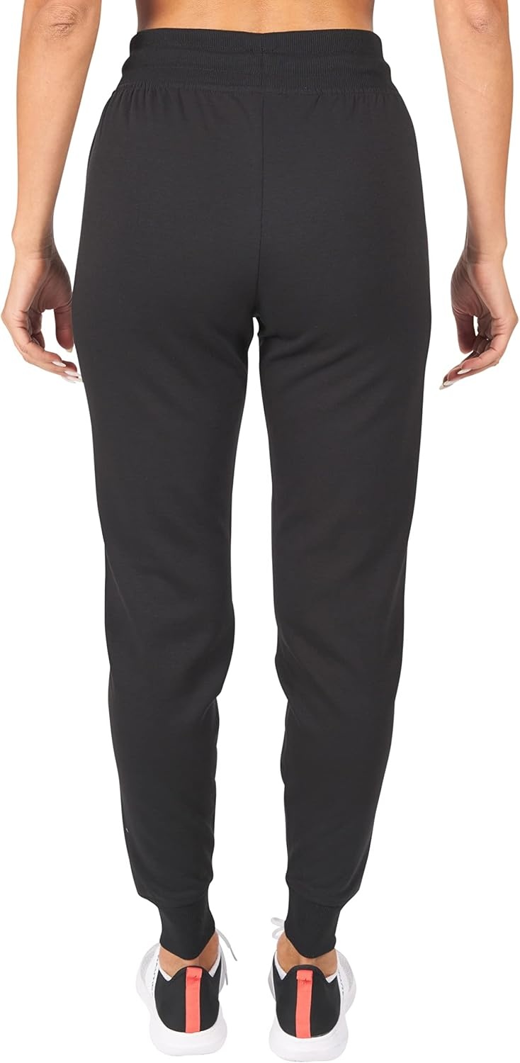 image:imageNautica Competition Womens Joggers Athletic Active Basic Essential Running Ultra Soft Fleece Relax Fit Lounge SweatpantsBlack 2