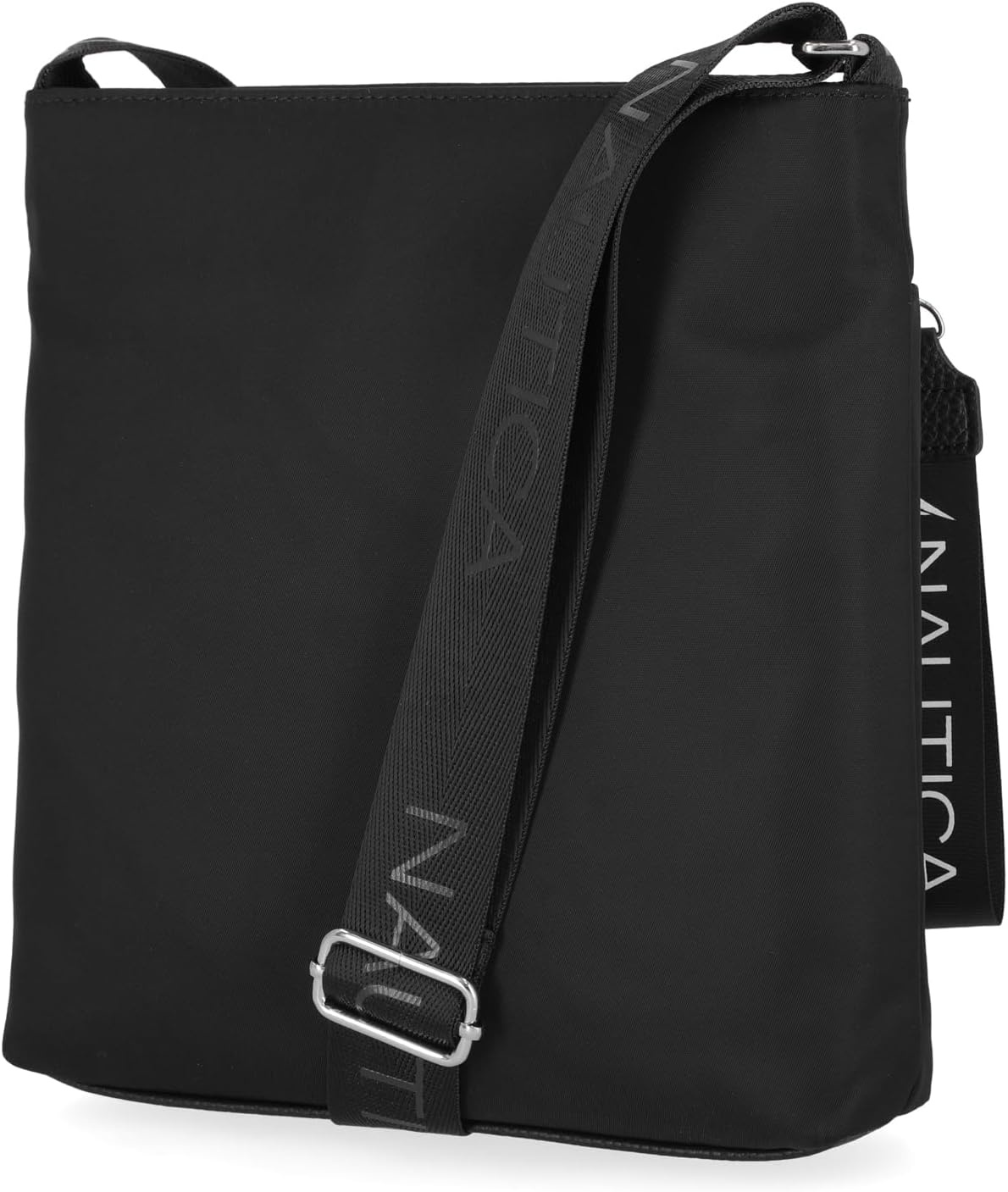 image:imageNautica Diver Nylon Small Womens Crossbody Bag Purse with Adjustable Shoulder StrapBlack Enamel