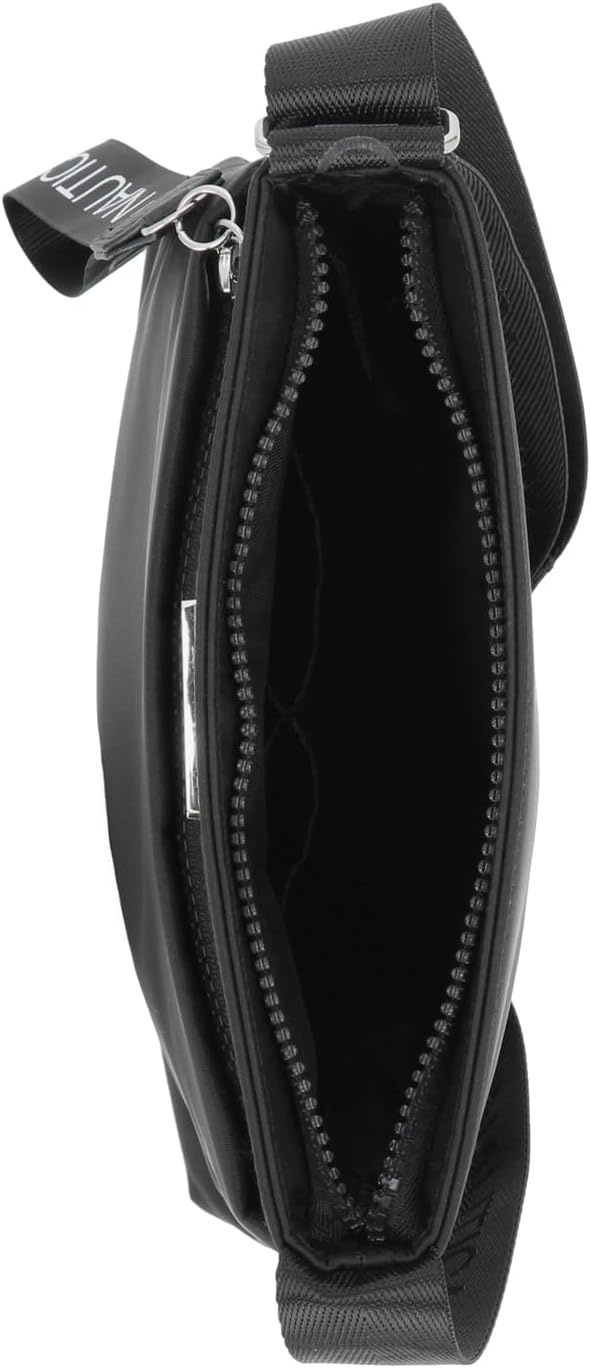 image:imageNautica Diver Nylon Small Womens Crossbody Bag Purse with Adjustable Shoulder StrapBlack Enamel