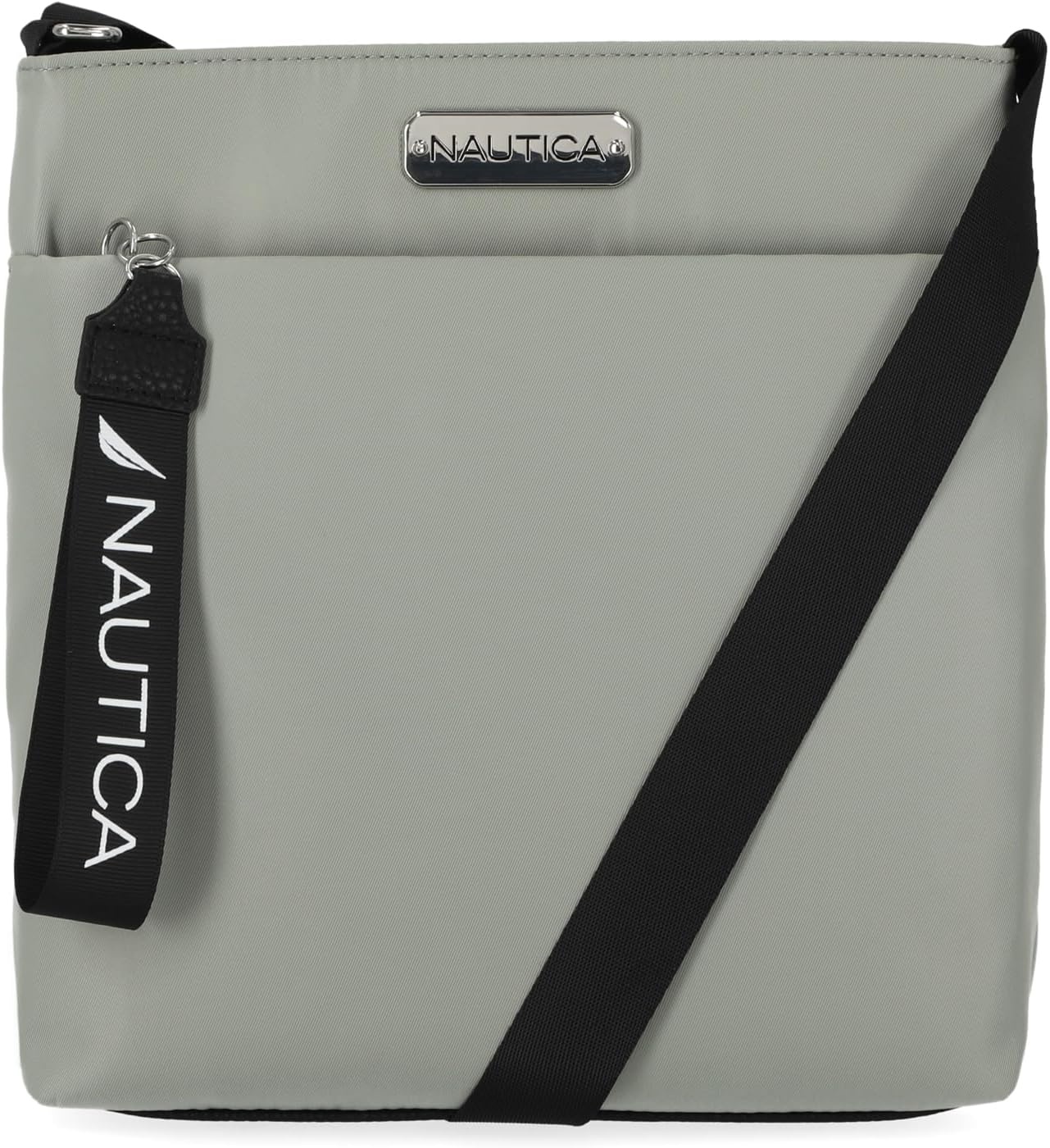 image:imageNautica Diver Nylon Small Womens Crossbody Bag Purse with Adjustable Shoulder StrapDoveGrey